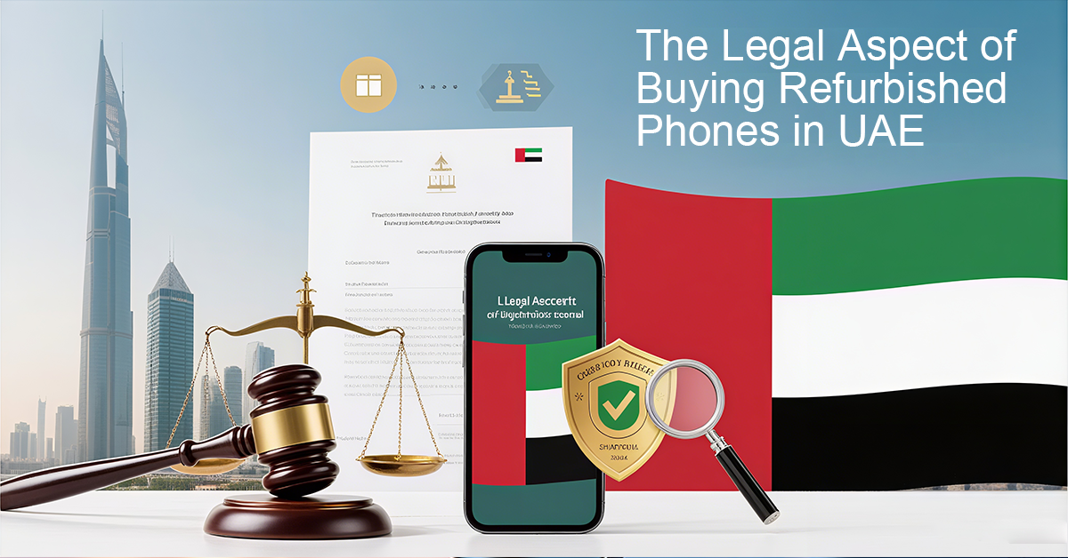 this is a picture of the blog - the legal aspect of buying refurbished phone in UAE